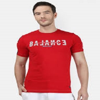 Men Red Printed T-shirt red printed t-shirt.jpg
